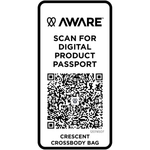 Sac bandoulière recyclé Crescent 500 g/m² Aware™ 25