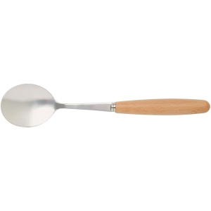 Ensemble de couverts Root 5 pièces en acier inoxydable et bois de hêtre 5