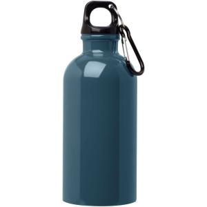 Bouteille d'eau Oregon de 400 ml simple paroi en acier recyclé certifié RCS avec mousqueton 17