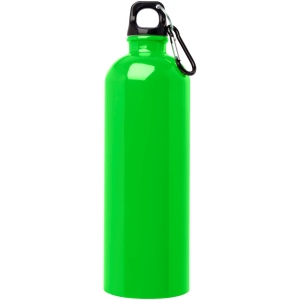 Bouteille d'eau Oregon de 750 ml simple paroi en acier recyclé certifié RCS avec mousqueton 14