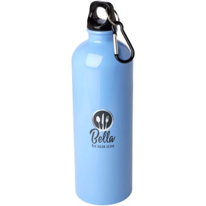 Bouteille d'eau Oregon de 750 ml simple paroi en acier recyclé certifié RCS avec mousqueton 28
