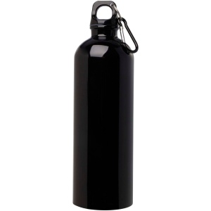 Bouteille d'eau Oregon de 750 ml simple paroi en acier recyclé certifié RCS avec mousqueton 15