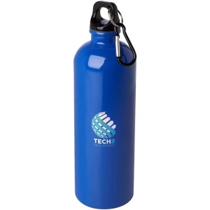 Bouteille d'eau Oregon de 750 ml simple paroi en acier recyclé certifié RCS avec mousqueton 34