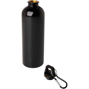 Bouteille d'eau Oregon de 750 ml simple paroi en acier recyclé certifié RCS avec mousqueton 39