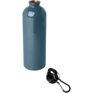 Bouteille d'eau Oregon de 750 ml simple paroi en acier recyclé certifié RCS avec mousqueton 41