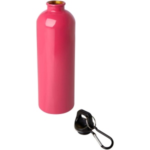 Bouteille d'eau Oregon de 750 ml simple paroi en acier recyclé certifié RCS avec mousqueton 42