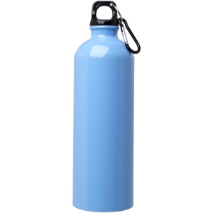 Bouteille d'eau Oregon de 750 ml simple paroi en acier recyclé certifié RCS avec mousqueton 16