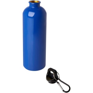 Bouteille d'eau Oregon de 750 ml simple paroi en acier recyclé certifié RCS avec mousqueton 46