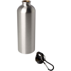 Bouteille d'eau Oregon de 750 ml simple paroi en acier recyclé certifié RCS avec mousqueton 47