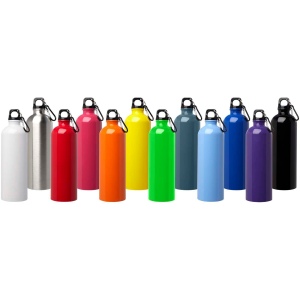Bouteille d'eau Oregon de 750 ml simple paroi en acier recyclé certifié RCS avec mousqueton 58