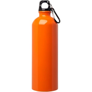 Bouteille d'eau Oregon de 750 ml simple paroi en acier recyclé certifié RCS avec mousqueton 19