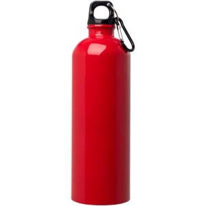 Bouteille d'eau Oregon de 750 ml simple paroi en acier recyclé certifié RCS avec mousqueton 21