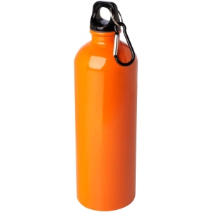 Bouteille d'eau Oregon de 750 ml simple paroi en acier recyclé certifié RCS avec mousqueton 7