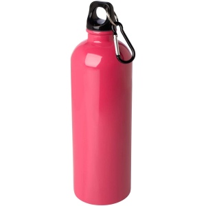 Bouteille d'eau Oregon de 750 ml simple paroi en acier recyclé certifié RCS avec mousqueton 6