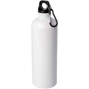 Bouteille d'eau Oregon de 750 ml simple paroi en acier recyclé certifié RCS avec mousqueton 12