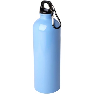 Bouteille d'eau Oregon de 750 ml simple paroi en acier recyclé certifié RCS avec mousqueton 4