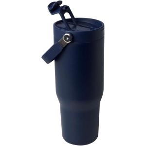 Gobelet avec isolation sous vide Bronx en cuivre et acier inoxydable recyclé certifié RCS Bronx de 900 ml avec couvercle à double fonction 30
