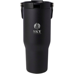 Gobelet avec isolation sous vide Bronx en cuivre et acier inoxydable recyclé certifié RCS Bronx de 900 ml avec couvercle à double fonction 12