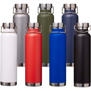 Bouteille avec isolation sous vide Astra de 650 ml en cuivre et acier inoxydable recyclé certifié RCS 42