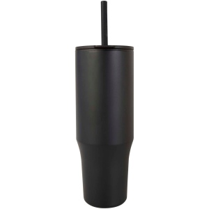 Gobelet isotherme Brady 900 ml certifié RCS avec paille en silicone 9