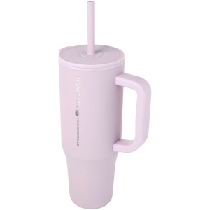 Gobelet isotherme Brady 900 ml certifié RCS avec paille en silicone 18