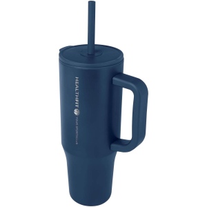 Gobelet isotherme Brady 900 ml certifié RCS avec paille en silicone 19