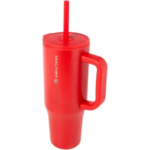 Gobelet isotherme Brady 900 ml certifié RCS avec paille en silicone 20