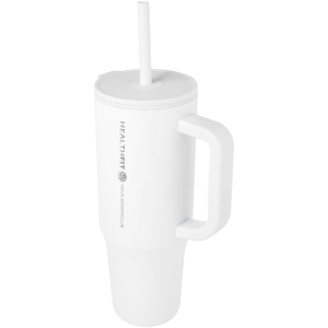 Gobelet isotherme Brady 900 ml certifié RCS avec paille en silicone 22