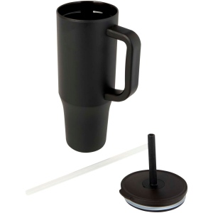 Gobelet isotherme Brady 900 ml certifié RCS avec paille en silicone 23