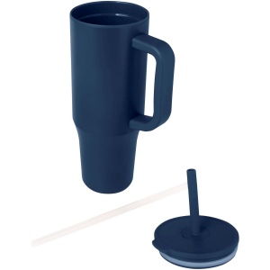 Gobelet isotherme Brady 900 ml certifié RCS avec paille en silicone 26