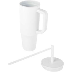 Gobelet isotherme Brady 900 ml certifié RCS avec paille en silicone 29