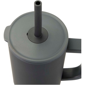Gobelet isotherme Brady 900 ml certifié RCS avec paille en silicone 31