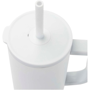 Gobelet isotherme Brady 900 ml certifié RCS avec paille en silicone 36