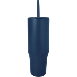Gobelet isotherme Brady 900 ml certifié RCS avec paille en silicone 12