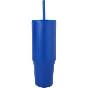 Gobelet isotherme Brady 900 ml certifié RCS avec paille en silicone 14