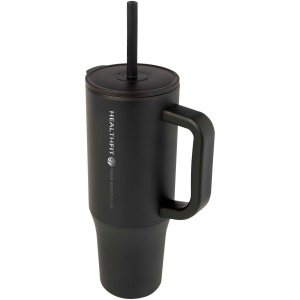 Gobelet isotherme Brady 900 ml certifié RCS avec paille en silicone 16