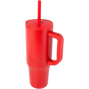 Gobelet isotherme Brady 900 ml certifié RCS avec paille en silicone 6