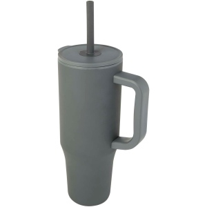 Gobelet isotherme Brady 900 ml certifié RCS avec paille en silicone 3