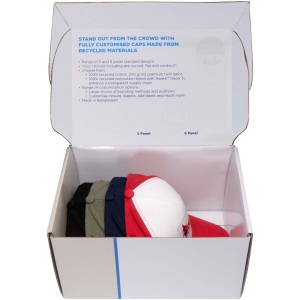 Coffret d'échantillons de casquettes recyclées 4