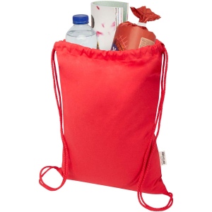 Sac de 5 L avec cordon Oregon Blend en coton recyclé 140 g/m² certifié GRS 23