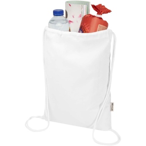Sac de 5 L avec cordon Oregon Blend en coton recyclé 140 g/m² certifié GRS 25