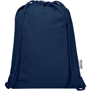 Sac de 5 L avec cordon Oregon Blend en coton recyclé 140 g/m² certifié GRS 10