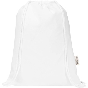 Sac de 5 L avec cordon Oregon Blend en coton recyclé 140 g/m² certifié GRS 13