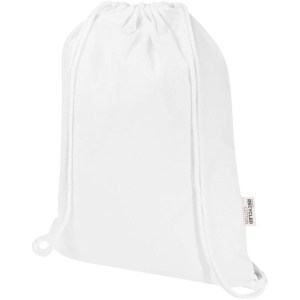 Sac de 5 L avec cordon Oregon Blend en coton recyclé 140 g/m² certifié GRS