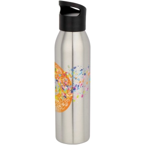 Bouteille d’eau Sky de 650 ml en acier inoxydable recyclé certifié RCS à simple paroi 24