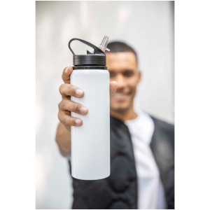Bouteille d’eau Fitz de 800 ml en acier inoxydable recyclé certifié RCS à simple paroi 23