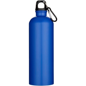 Bouteille d’eau Oregon de 750 ml en acier inoxydable à simple paroi certifiée RCS, recyclé mat avec mousqueton 8