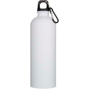 Bouteille d’eau Oregon de 750 ml en acier inoxydable à simple paroi certifiée RCS, recyclé mat avec mousqueton 9