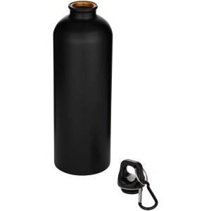 Bouteille d’eau Oregon de 750 ml en acier inoxydable à simple paroi certifiée RCS, recyclé mat avec mousqueton 14