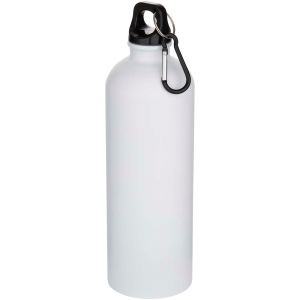 Bouteille d’eau Oregon de 750 ml en acier inoxydable à simple paroi certifiée RCS, recyclé mat avec mousqueton 5